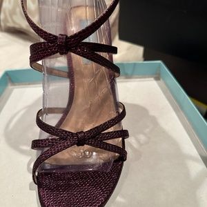 Betsy Johnson evening strap heals